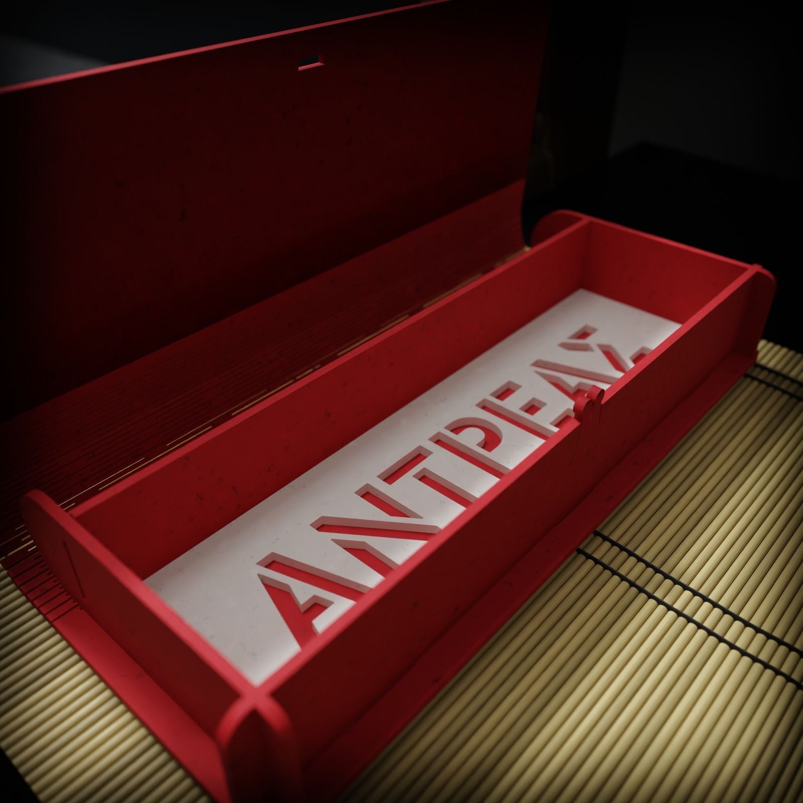 Ξύλινη Κασετίνα “Red History Thrilos” με Όνομα