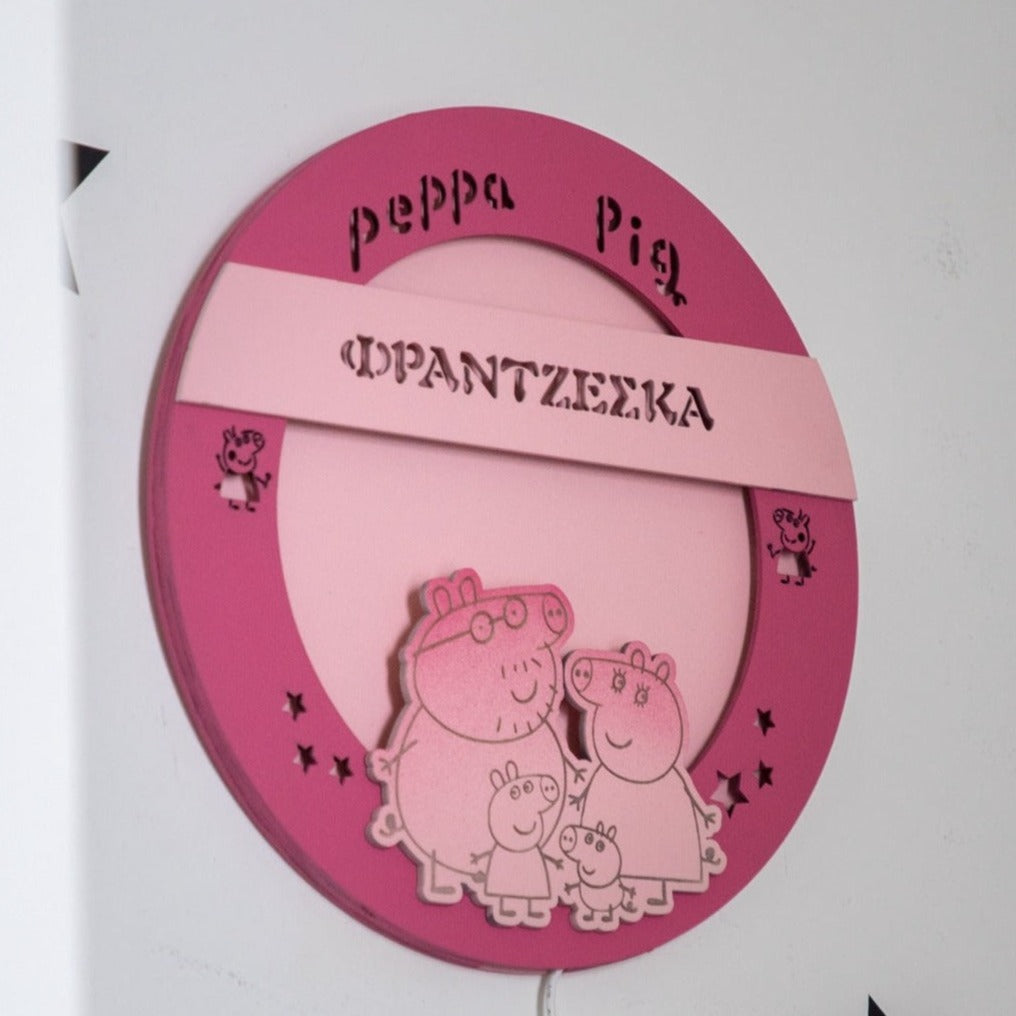 Επιτοίχιο Φωτιστικό "Πέπα" με Όνομα