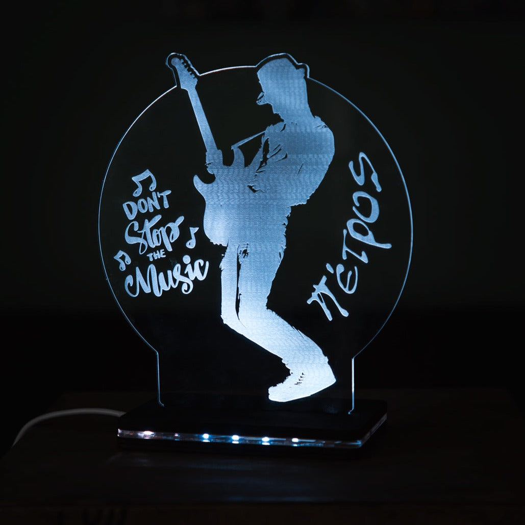 ΦΩΤΙΣΤΙΚΟ 3D LED "GUITAR PLAYER"