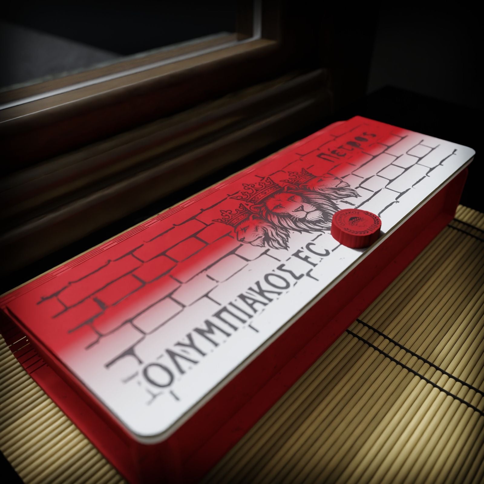 Ξύλινη Κασετίνα “Θρύλος Κυπελλούχος” με εξωτερική χάραξη ονόματος