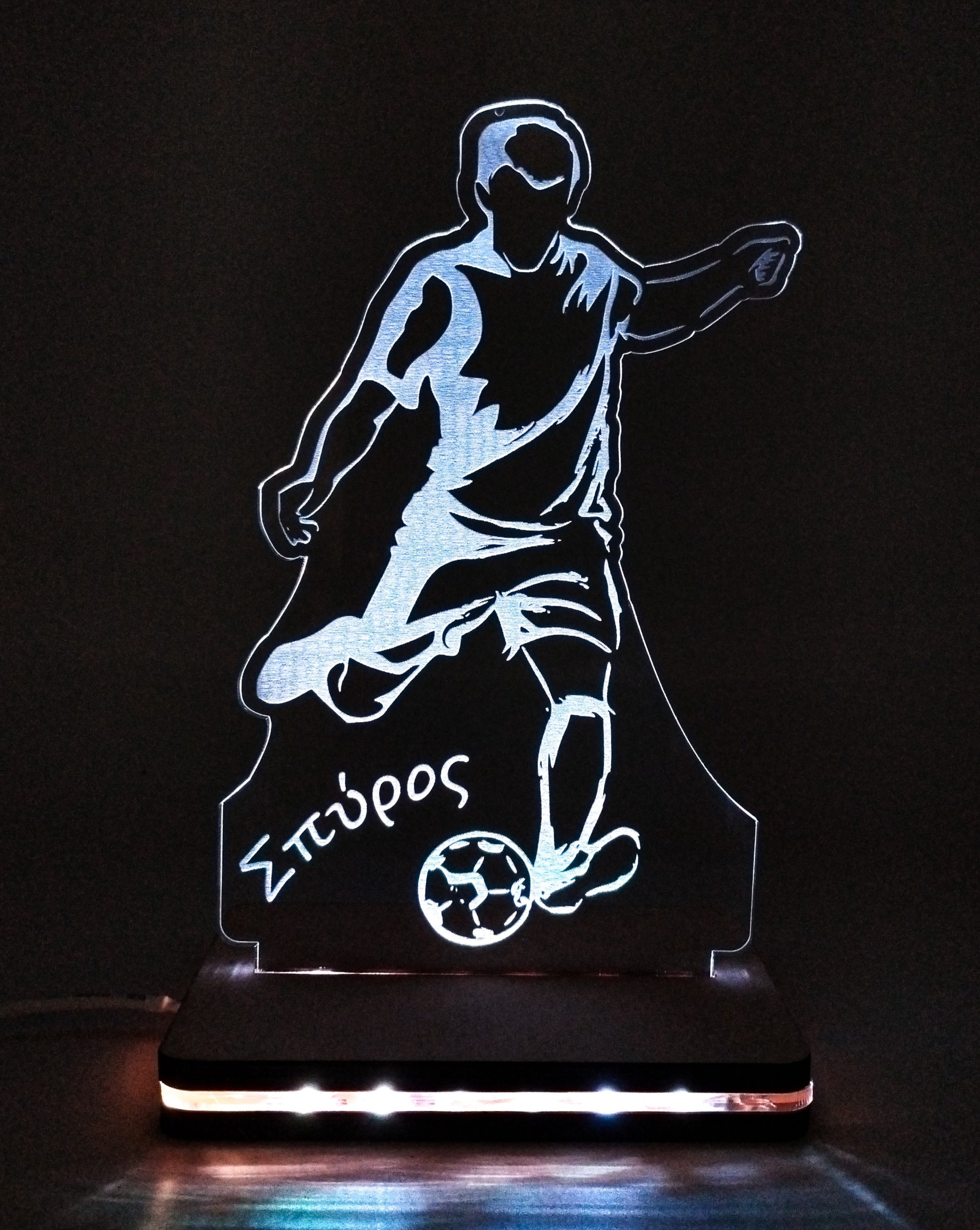 ΠΡΟΣΩΠΟΠΟΙΗΜΕΝΟ 3D Led ΦΩΤΙΣΤΙΚΟ "Football"