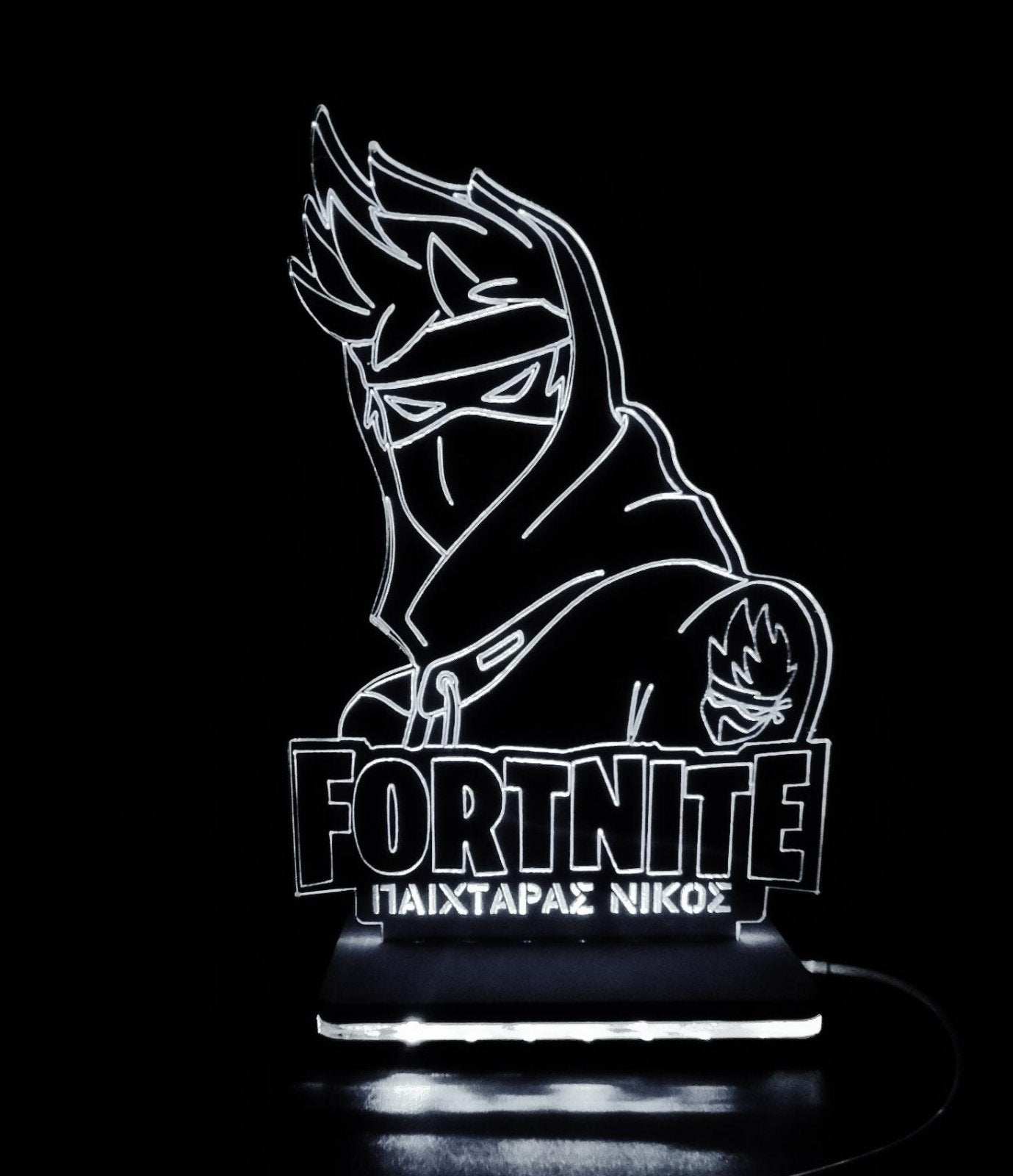 ΠΡΟΣΩΠΟΠΟΙΗΜΕΝΟ 3D LED ΦΩΤΙΣΤΙΚΟ "FORTNITE"