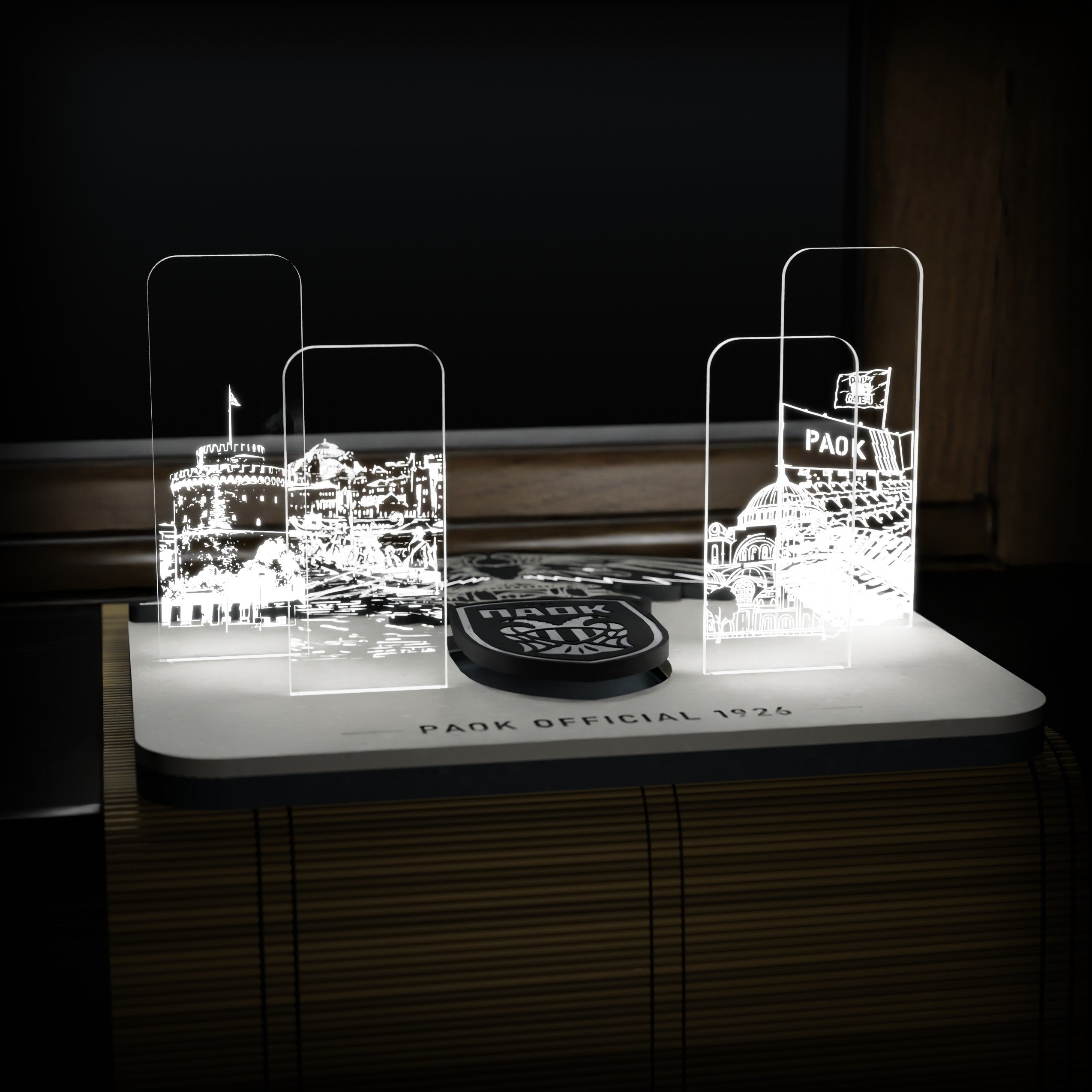 ΕΠΙΤΡΑΠΕΖΙΟ LED “PAOK HISTORY”