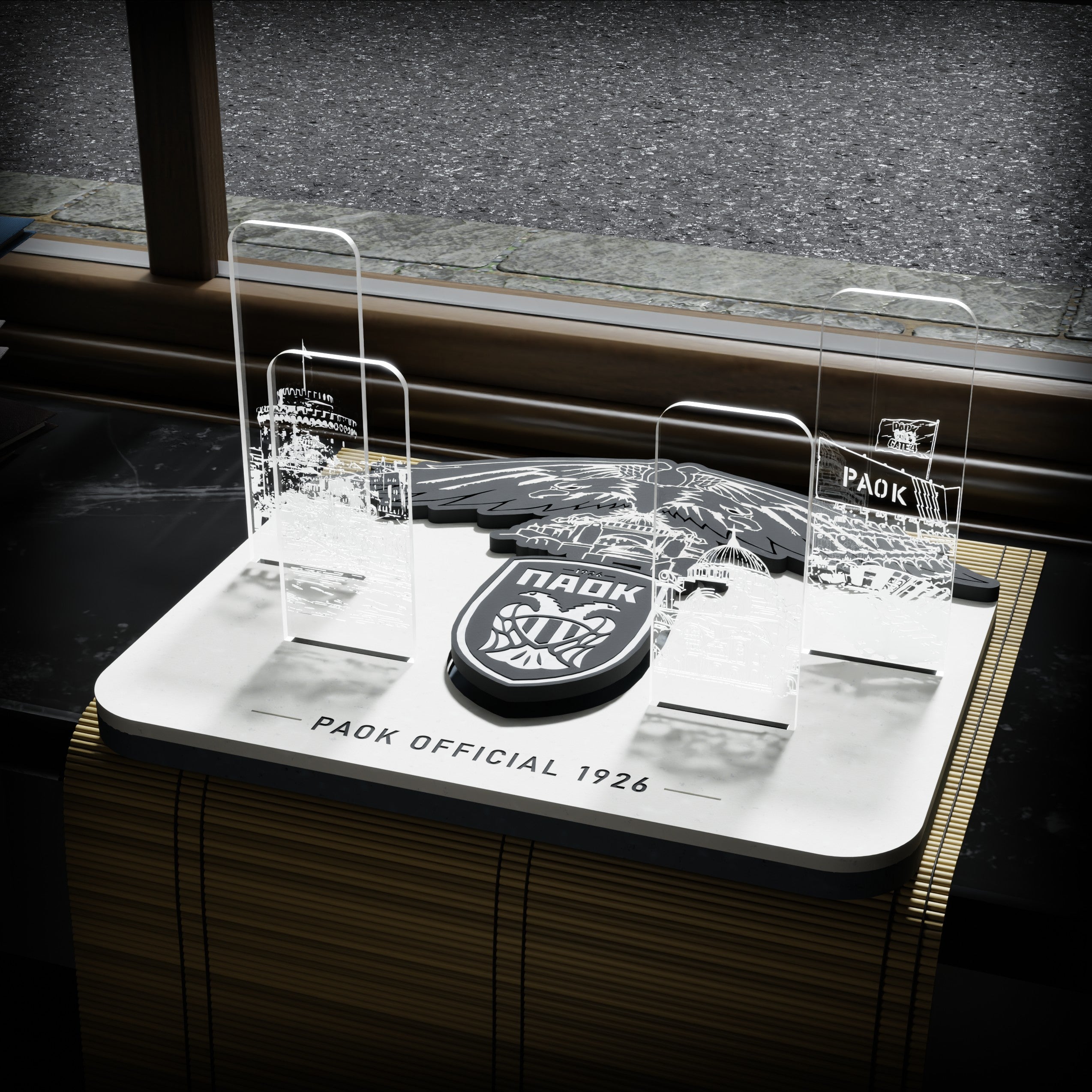 ΕΠΙΤΡΑΠΕΖΙΟ LED “PAOK HISTORY”