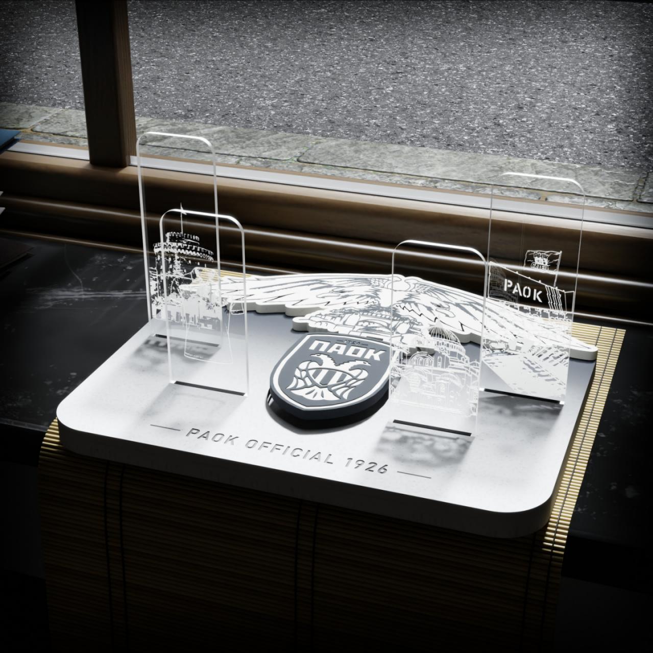 ΕΠΙΤΡΑΠΕΖΙΟ LED “PAOK HISTORY”