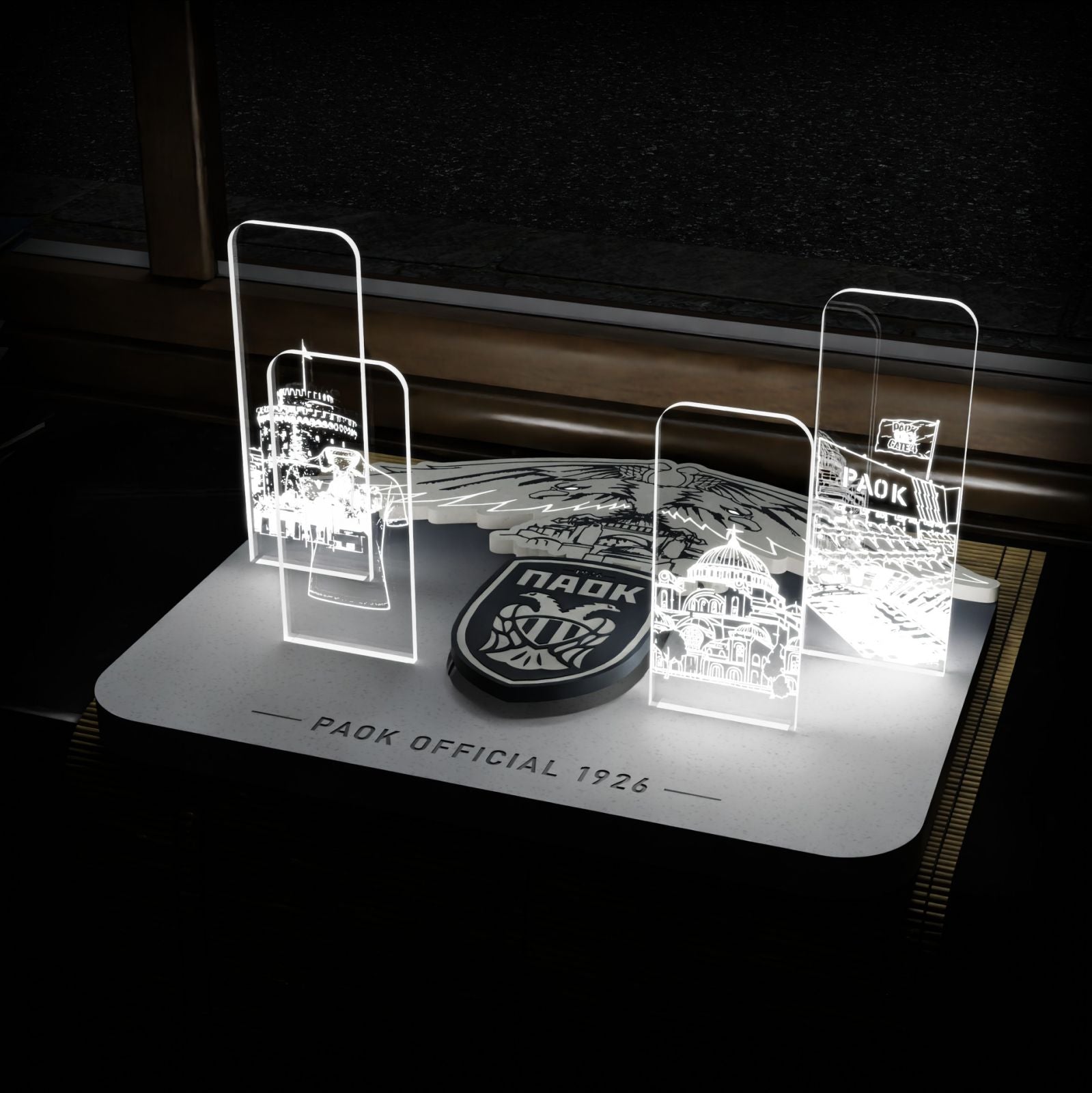 ΕΠΙΤΡΑΠΕΖΙΟ LED “PAOK HISTORY”
