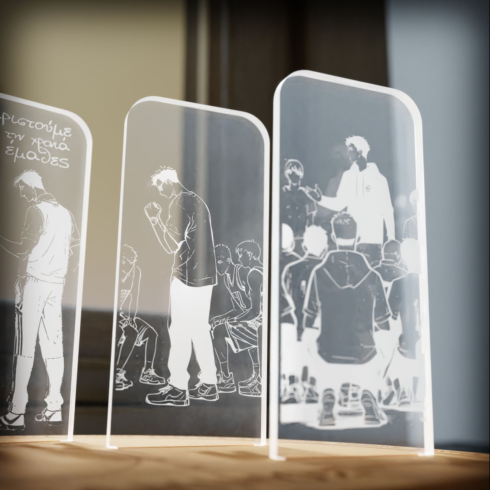 Επιτραπέζιο φωτιστικό | Αποχαιρετιστήριο Δώρο "Τhe Best Coach" για προπονητή Μπάσκετ