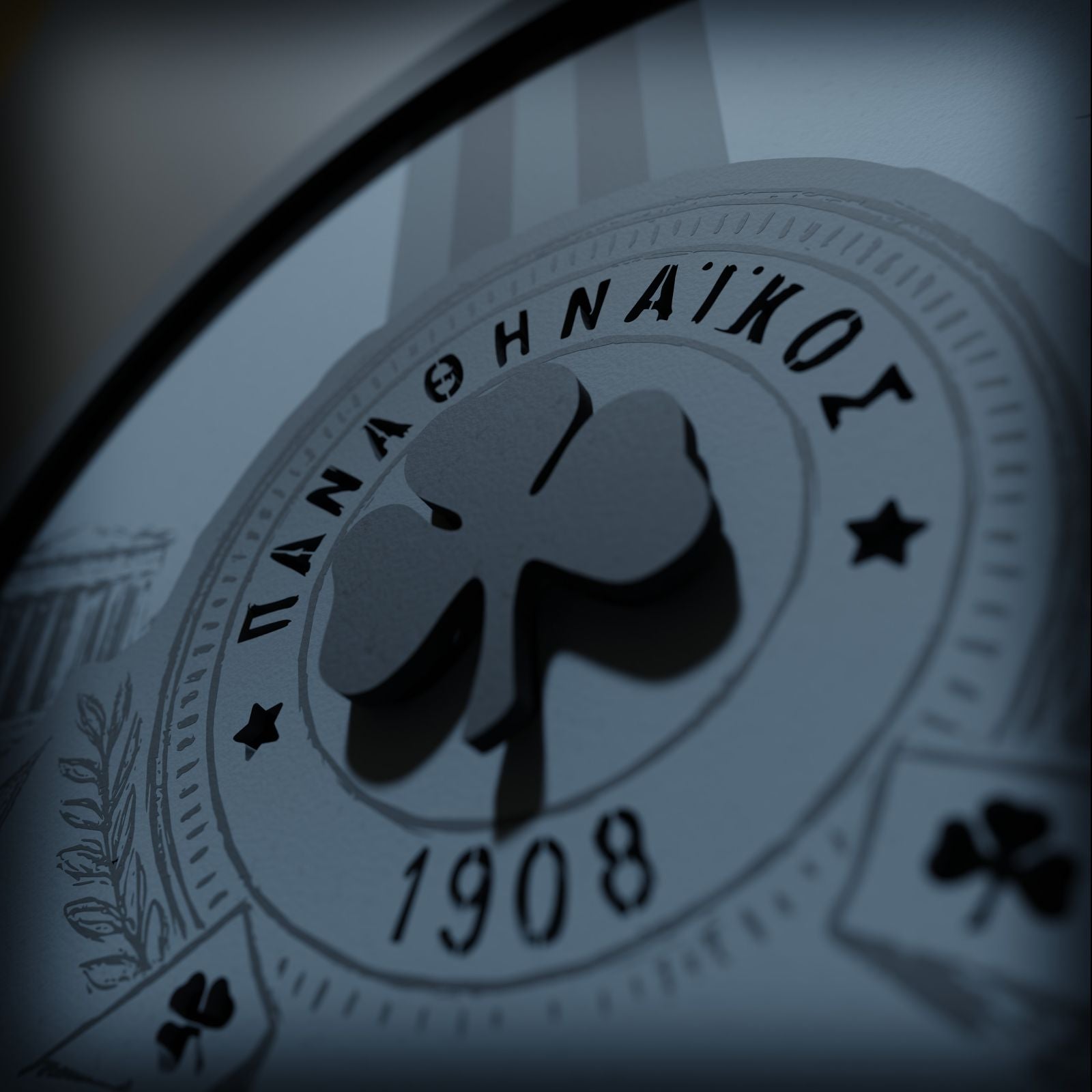 Επιτοίχιο Φωτιστικό "Τριφύλλι 1908" (32cm)