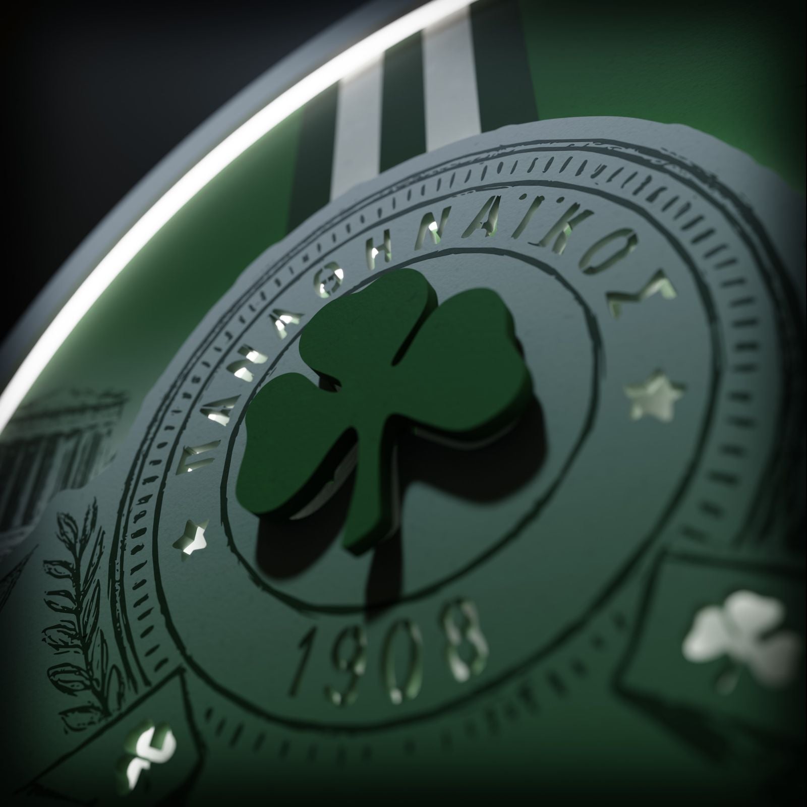 Επιτοίχιο Φωτιστικό "Τριφύλλι 1908" (32cm)