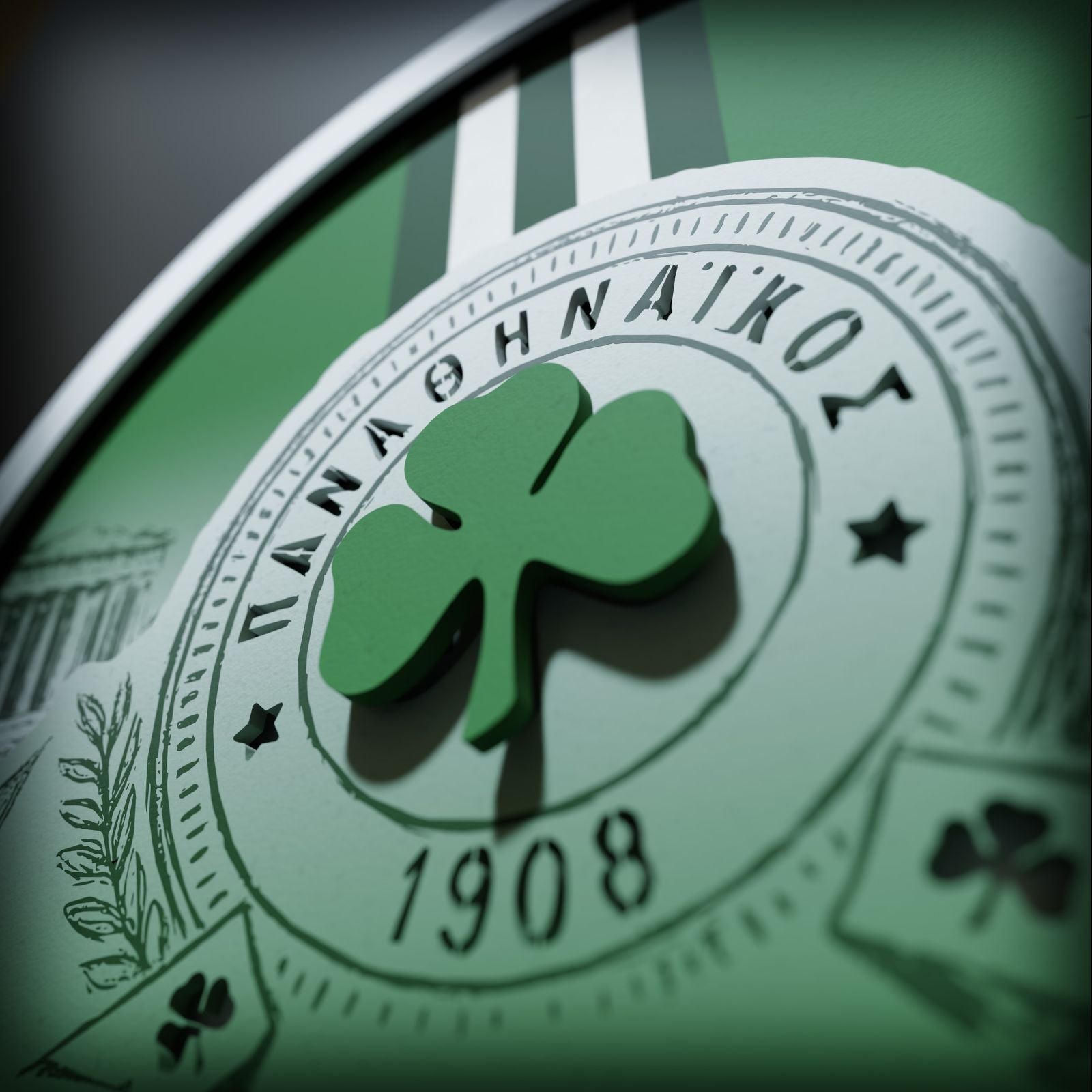 Επιτοίχιο Φωτιστικό "Τριφύλλι 1908" (32cm)