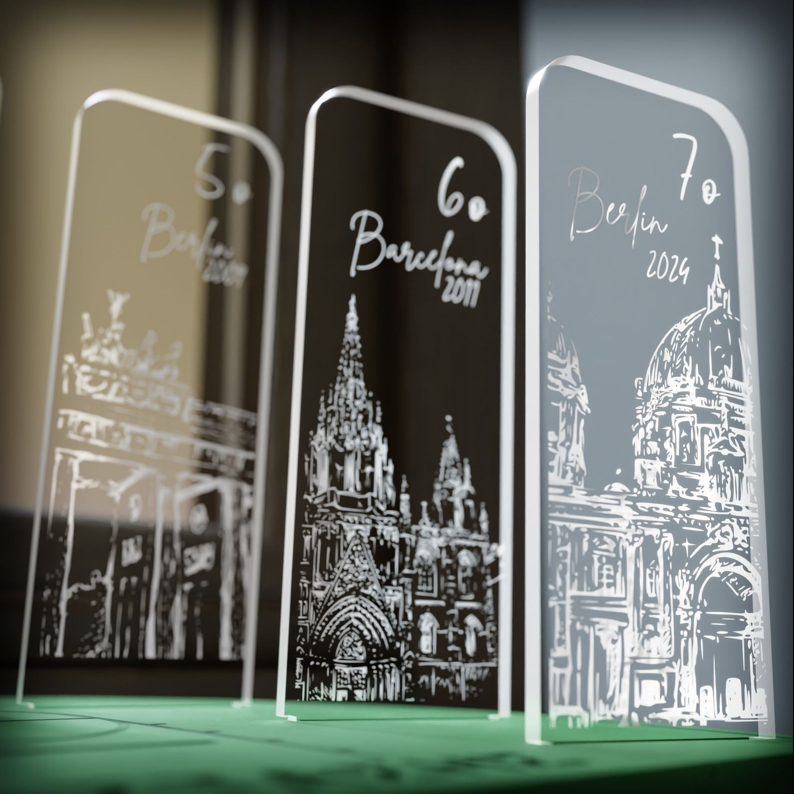 Επιτραπέζιο Φωτιστικό "7 Cities" με Όνομα