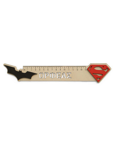 ΠΡΟΣΩΠΟΠΟΙΗΜΕΝΟΣ ΣΧΟΛΙΚΟΣ ΧΑΡΑΚΑΣ "DOUBLE SUPERHERO"