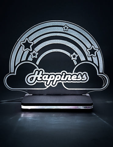 LED ΦΩΤΙΣΤΙΚΟ "HAPPINESS RAINBOW"