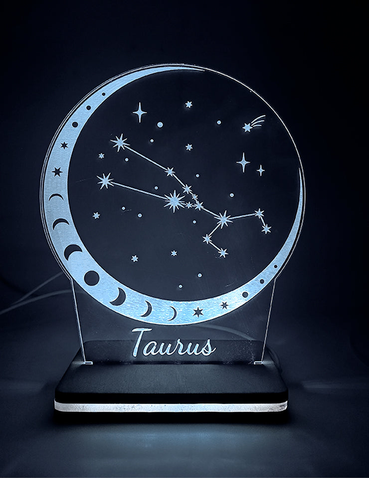 ΠΡΟΣΩΠΟΠΟΙΗΜΕΝΟ 3D LED ΦΩΤΙΣΤΙΚΟ ΜΕ ΖΩΔΙΟ "SIGN"