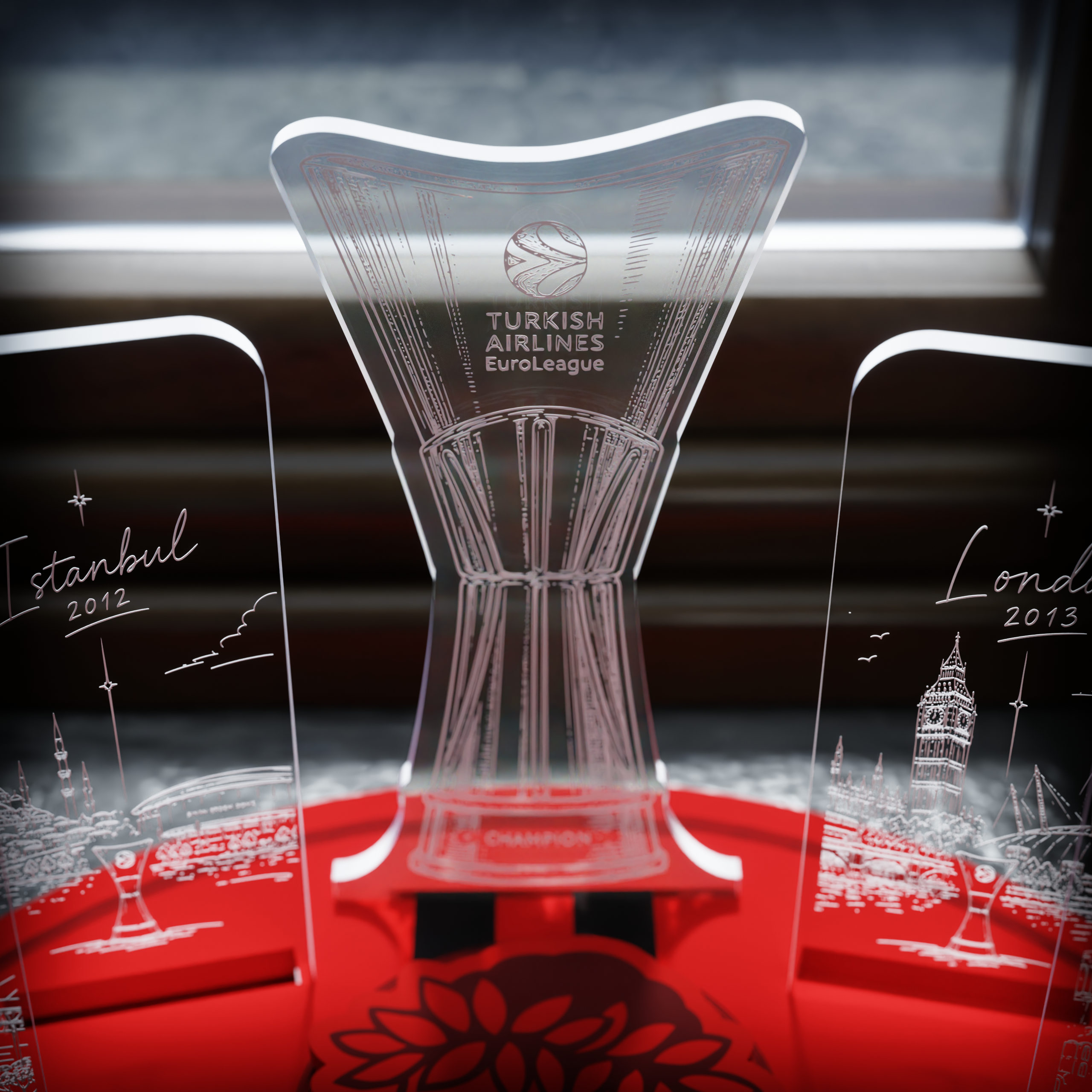 Επιτραπέζιο Φωτιστικό Champions "Olympiacos" Basketball