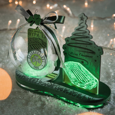 Χριστουγεννιάτικη Μπάλα σε Φωτιζόμενη Βάση "PAO WINNERS"