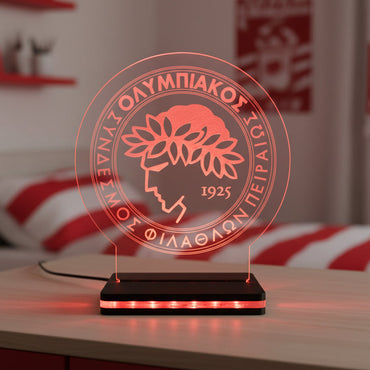 Eπιτραπέζιο φωτιστικό 3D Led "ΟΛΥΜΠΙΑΚΟΣ"