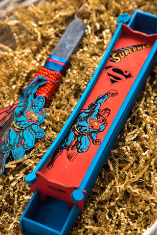 "Σούπερμαν" Σετ | Λαμπάδα και Φωτιζόμενο Κάδρο "Σούπερμαν" με Όνομα