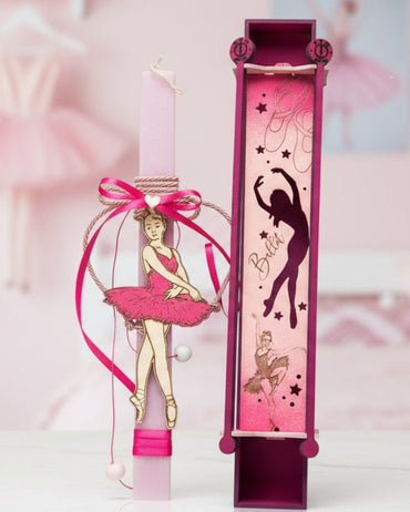 Πασχαλινή Λαμπάδα "Μπαλαρίνα" με Επιλογές