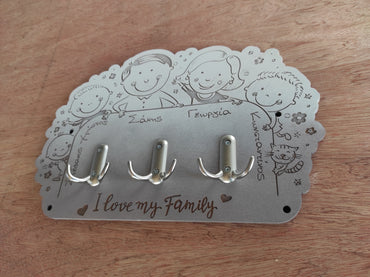 Κρεμάστρα Τοίχου "My Family"