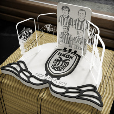 "Paok Moments"|Επιτραπέζιο Φωτιστικό με στιγμές σταθμούς και ιστορικά σύμβολα