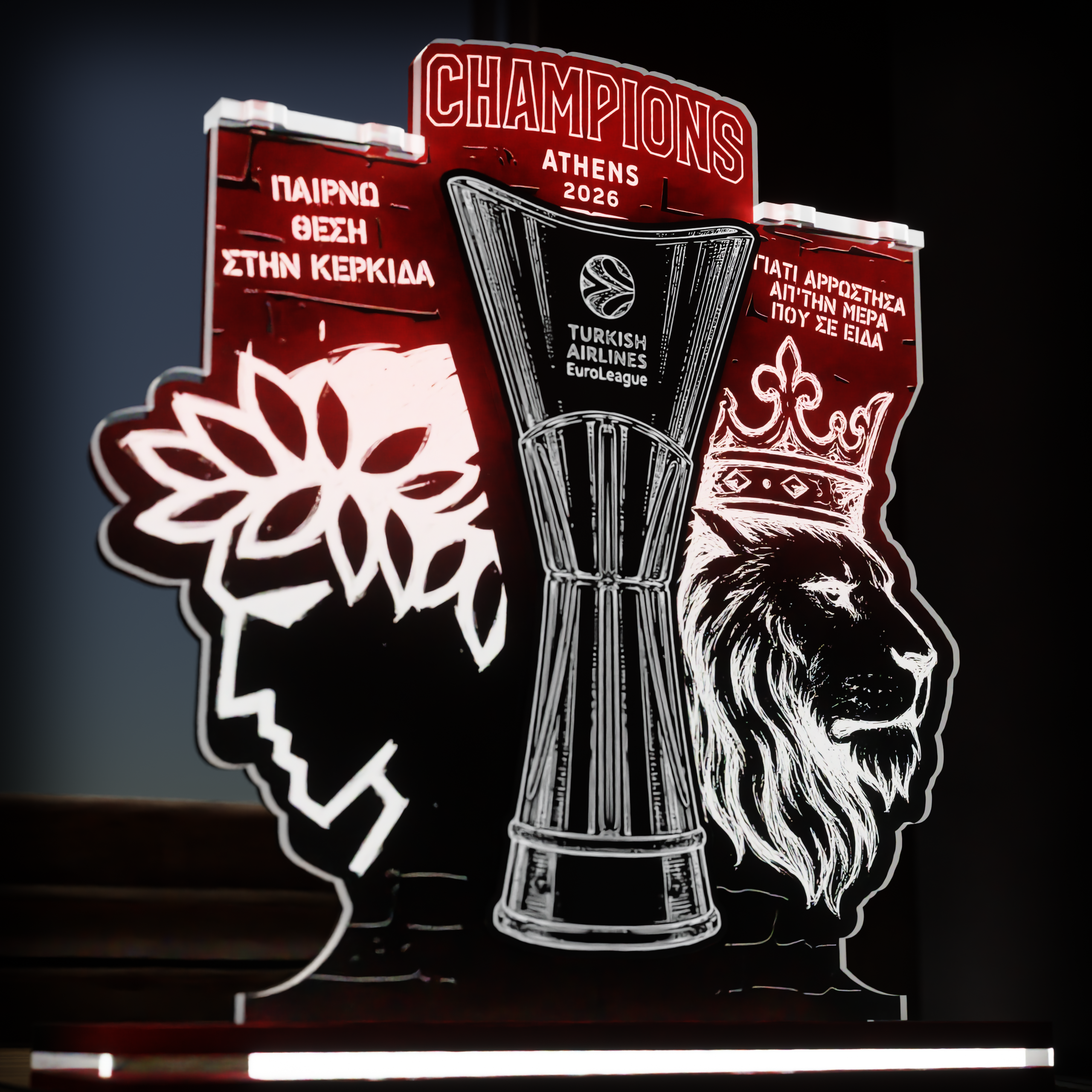 Επιτραπέζιο Φωτιστικό "Champions 2026 Thrilos Legend"
