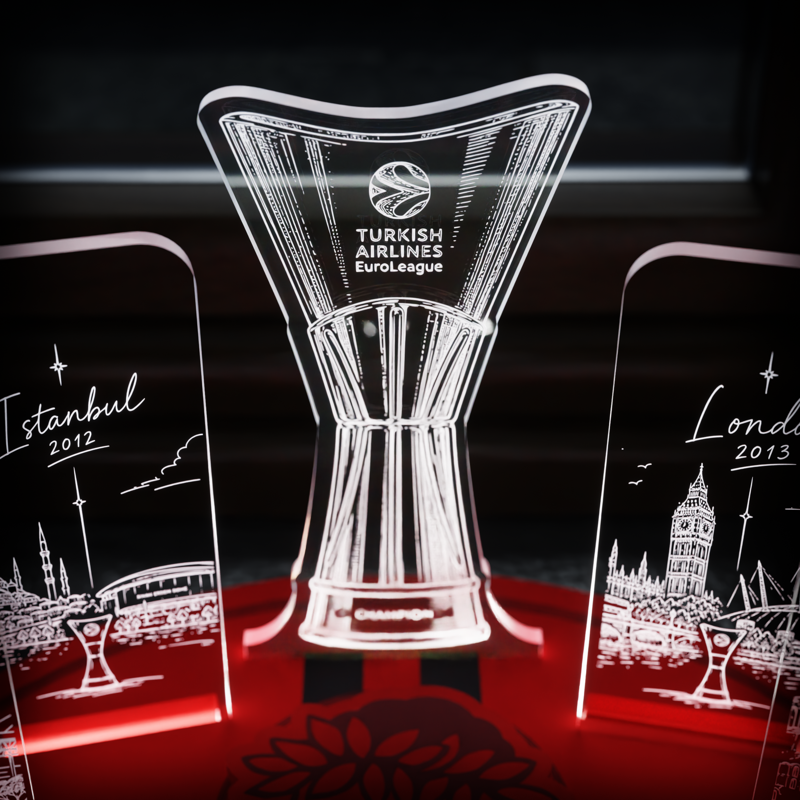 Επιτραπέζιο Φωτιστικό Champions "Olympiacos" Basketball