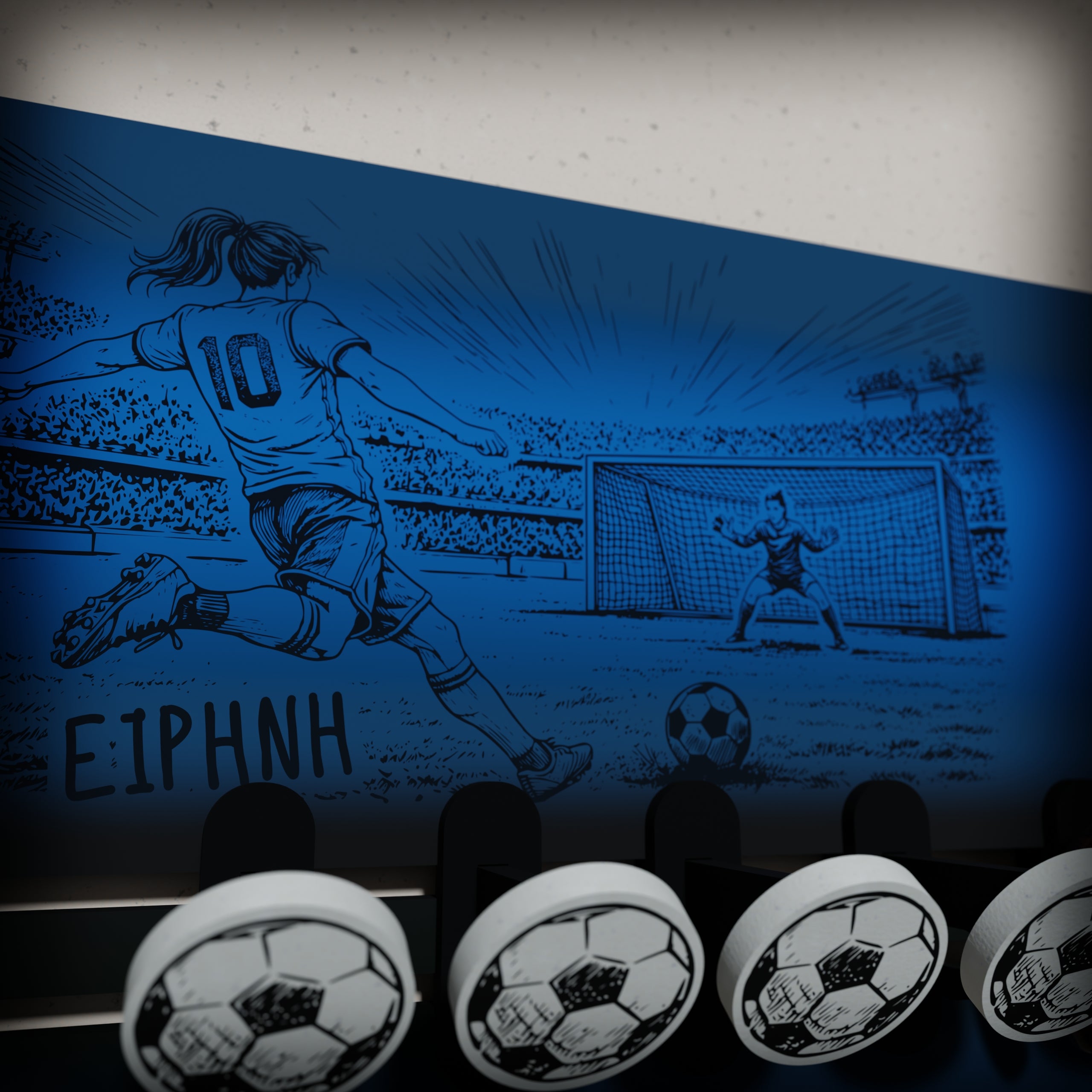 Κρεμάστρα Τοίχου "Football" με Όνομα (36*20,5)