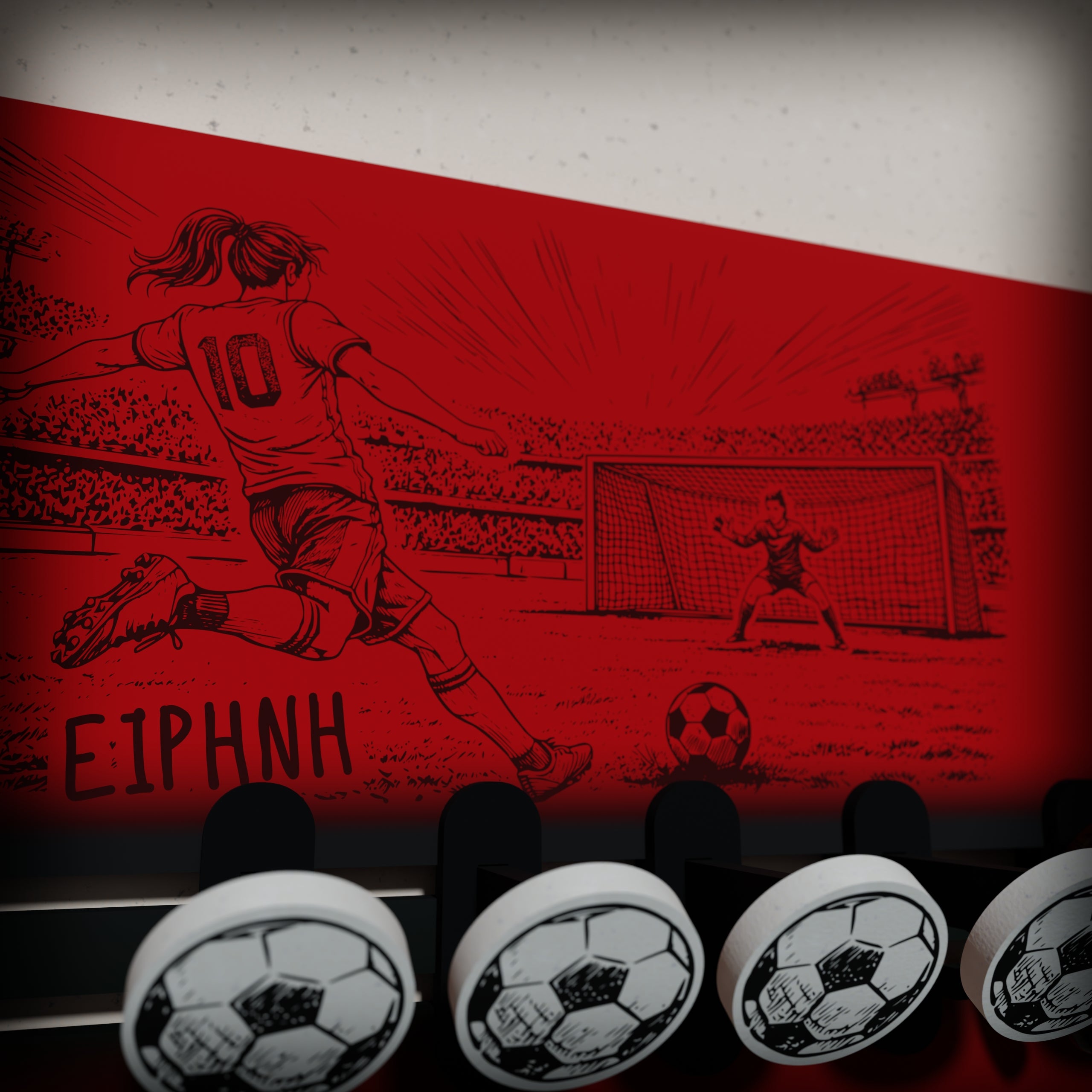 Κρεμάστρα Τοίχου "Football" με Όνομα (36*20,5)