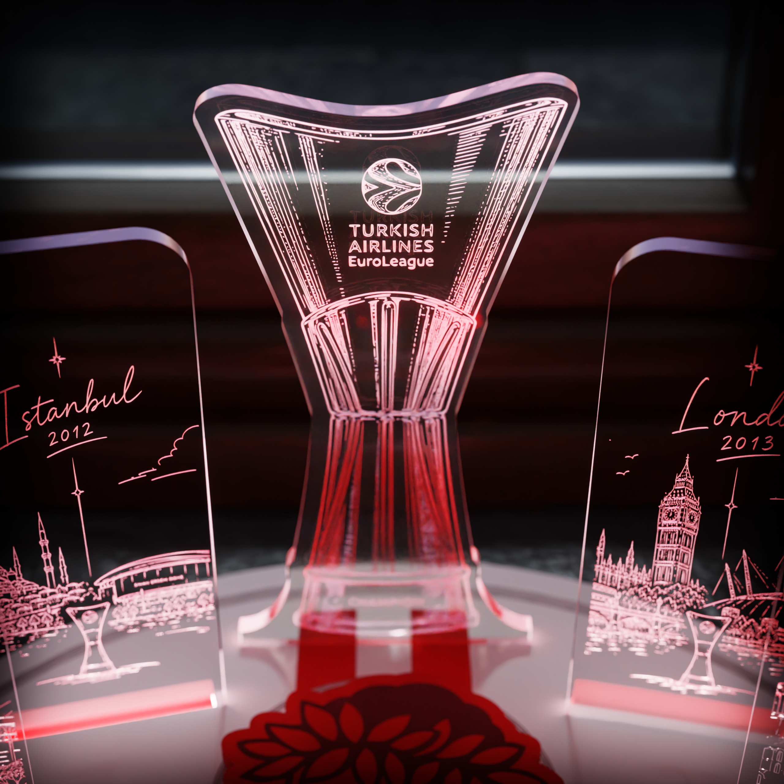 Επιτραπέζιο Φωτιστικό Champions "Olympiacos" Basketball