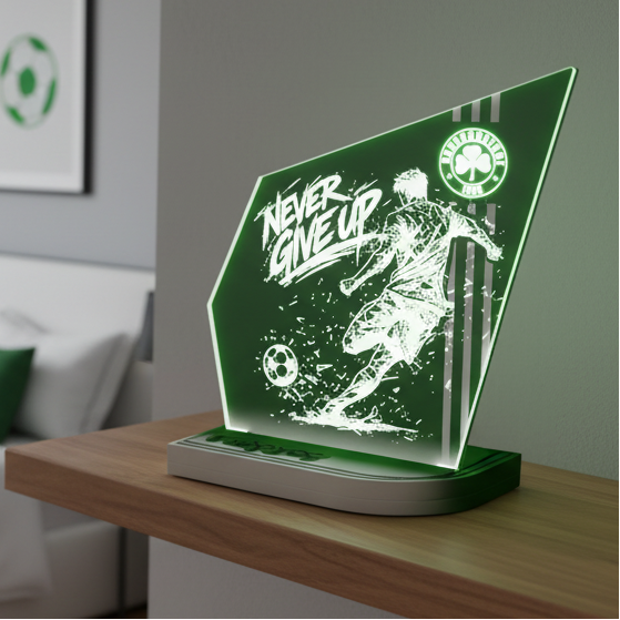 Προσωποποιημένο Επιτραπέζιο Φωτιστικό  "Football Player" με σήμα συλλόγου της επιλογής σας