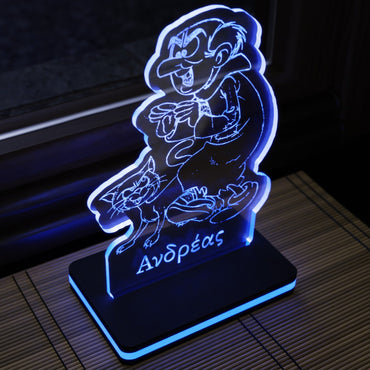 ΠΡΟΣΩΠΟΠΟΙΗΜΕΝΟ 3D LED ΦΩΤΙΣΤΙΚΟ "Δρακουμέλ"