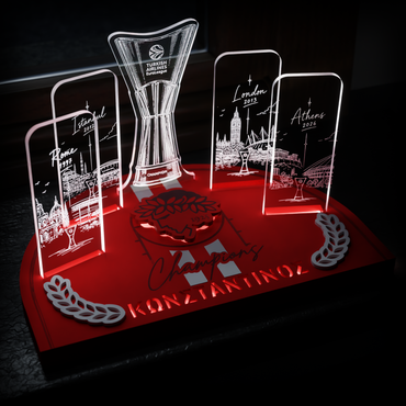 Επιτραπέζιο Φωτιστικό Champions "Olympiacos" Basketball