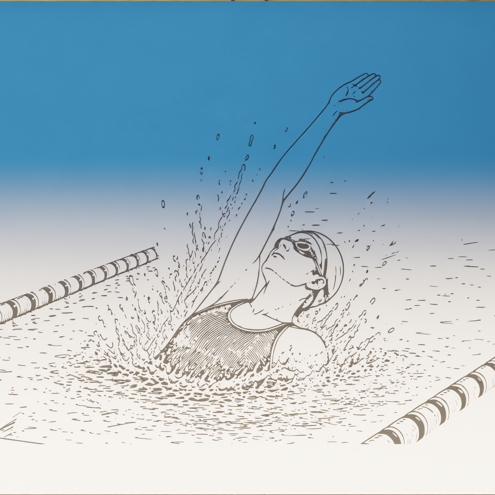 Stand Κρεμάστρα Μεταλλίων  "Swimmer"  με Όνομα και Σήμα Συλλόγου (49cm*16cm)
