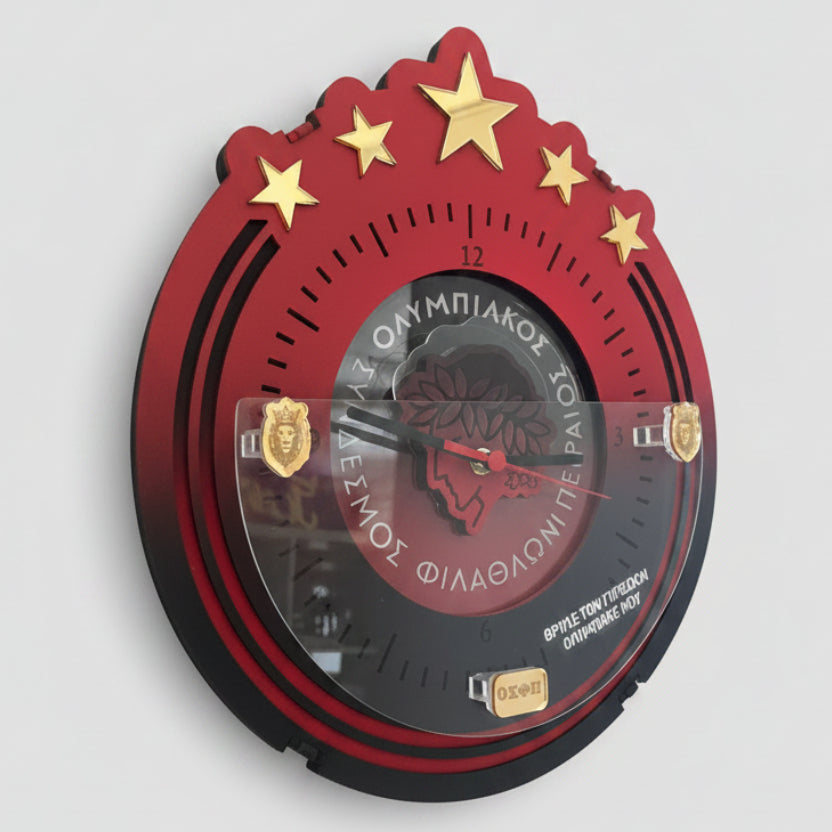 Φωτιζόμενο Ρολόι "Red Thrilos" με Δώρο Συλλεκτική Ξύλινη Κασετίνα "Τhrilos Legend"