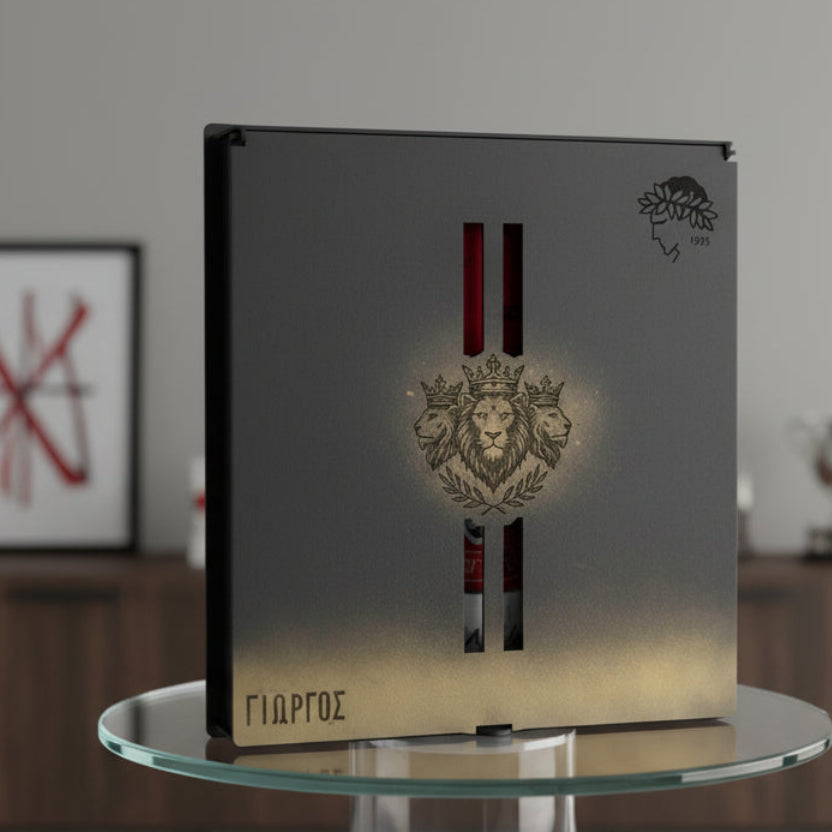 Φωτιζόμενο Ρολόι "Red Thrilos" με Δώρο Συλλεκτική Ξύλινη Κασετίνα "Τhrilos Legend"