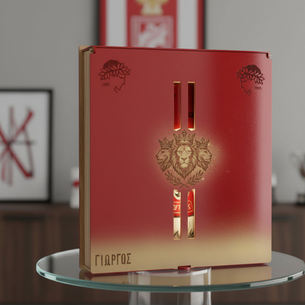 Ξύλινη Προσωποποιημένη Κασετίνα "Thrilos Legend"  μεγάλου μεγέθους (36cm *28cm)