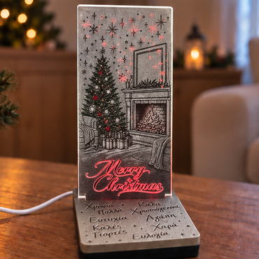 Mini Led "Christmas Home" (14.5cm * 7cm)