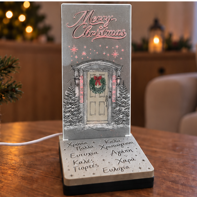 Mini Led "Christmas Door" (14.5cm * 7cm)