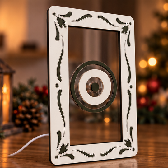 Φωτιζόμενο Κάδρο Γούρι "Eye Charm Green"