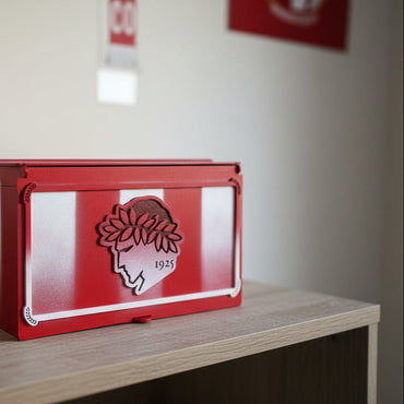 Ξύλινη Κασετίνα  με Λαμπάδα "OLYMPIACOS ΕΦΗΒΟΣ"με προσωποποιημένο μπρελόκ