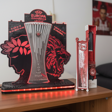 Πασχαλινή Λαμπάδα "Γήπεδο Καραϊσκάκη"  Σετ Δώρο με Φωτιστικό Europa Conference με όνομα
