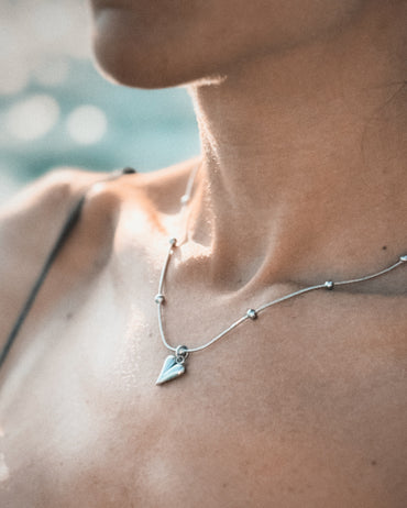 "My Silver Heart" |Ατσάλινο Κολιέ σε ασημί απόχρωση με μοτίφ καρδιά