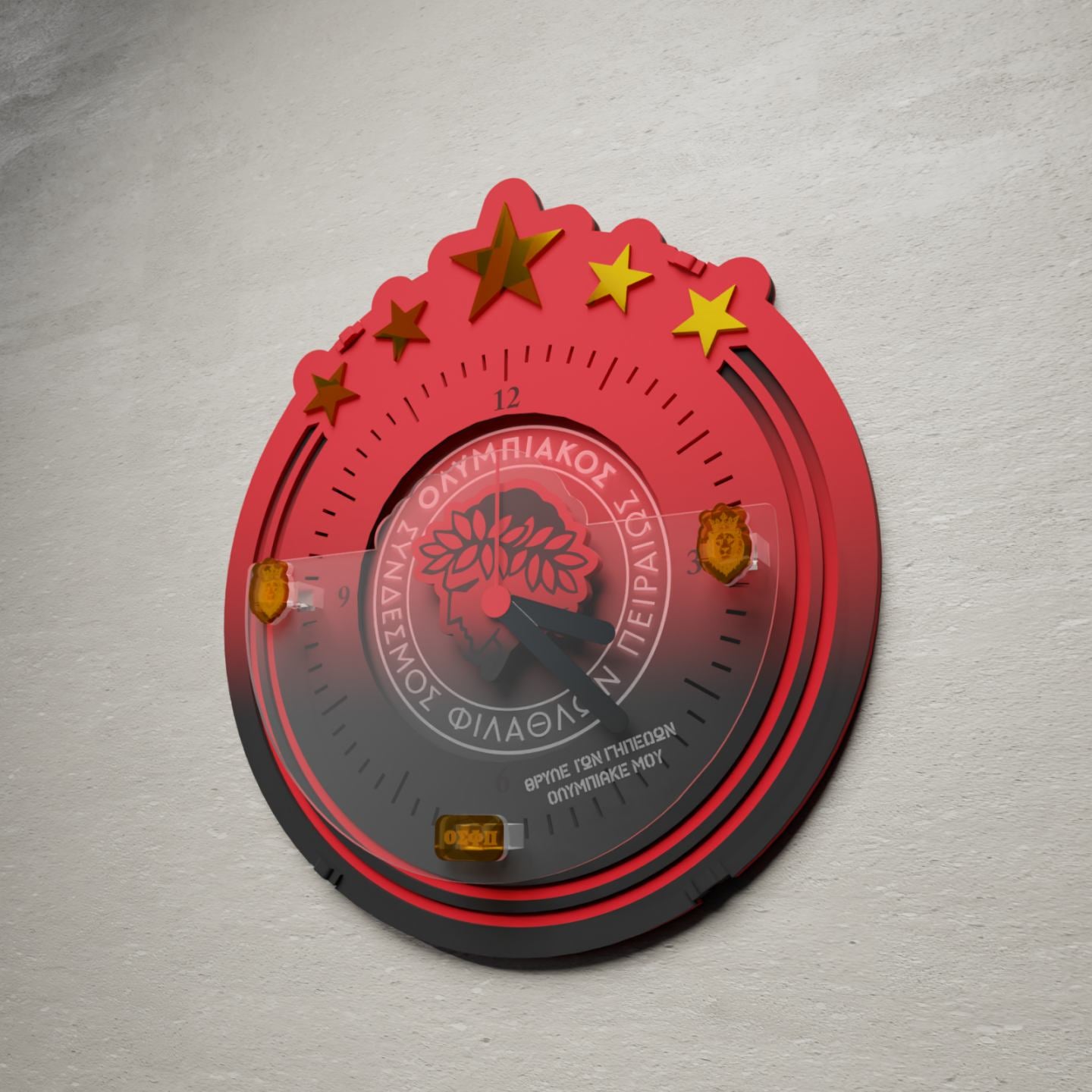 Φωτιζόμενο Ρολόι "Red Thrilos" με Δώρο Συλλεκτική Ξύλινη Κασετίνα "Τhrilos Legend"