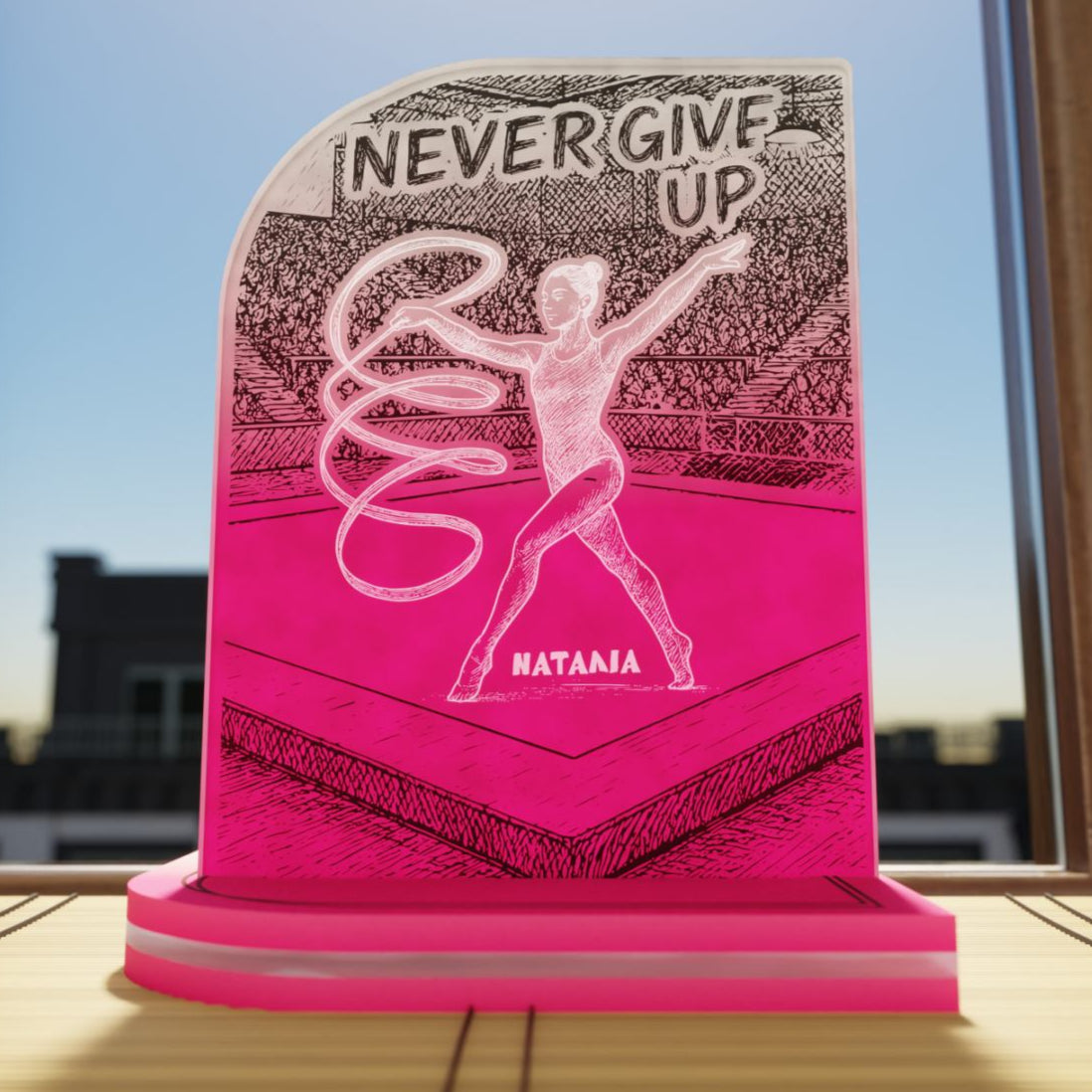 "Never Give Up" Light Collection | Επιτραπέζιο Φωτιστικό "Rhythmic Gymnastics"