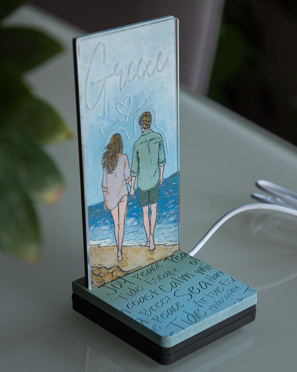 ΜΙΝΙ LED "COUPLE IN THE BEACH"