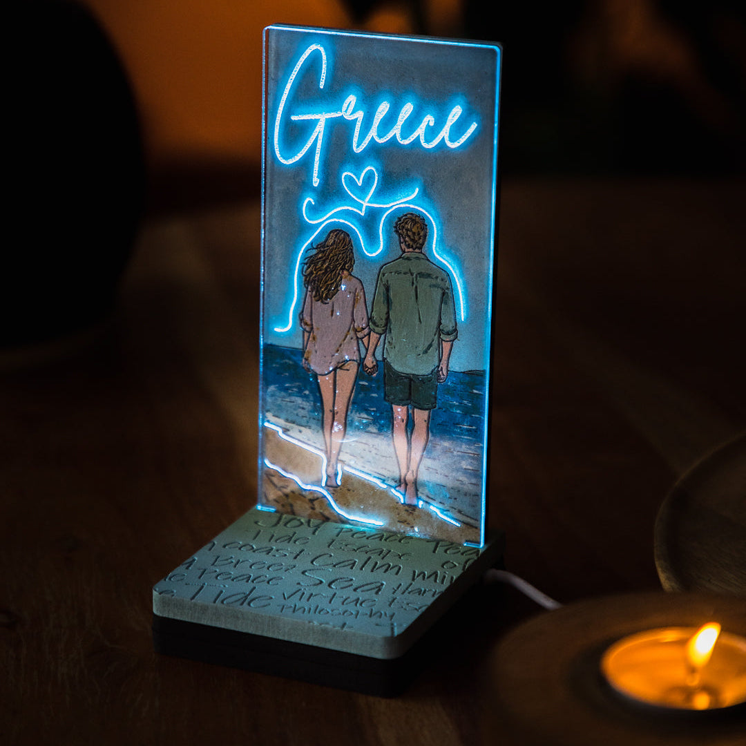 ΜΙΝΙ LED "COUPLE IN THE BEACH"