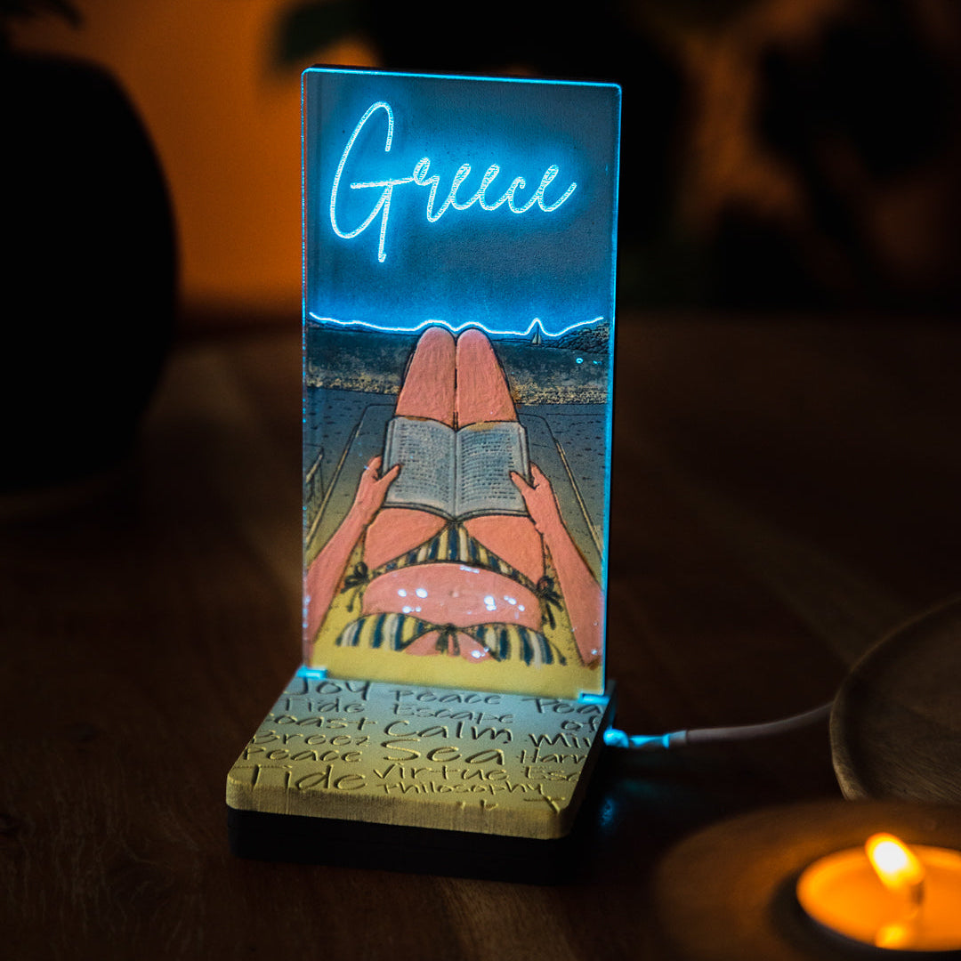 ΜΙΝΙ LED "RELAXING, BOOKS & BEACH"