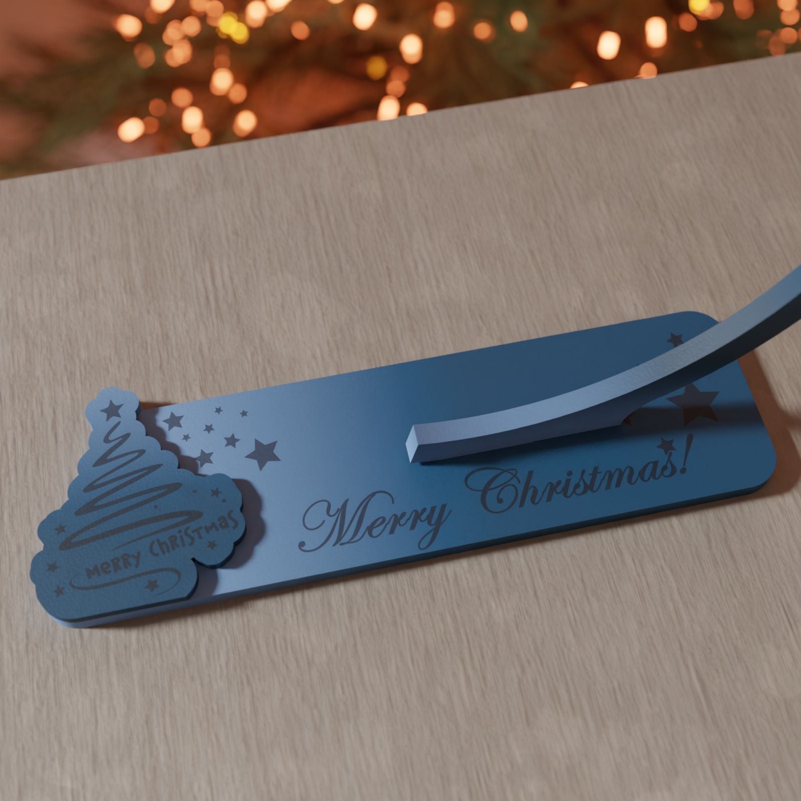 Ξύλινη Βάση για Κρεμαστή Μπάλα "Minimal Xmas Tree"|20cm*22cm