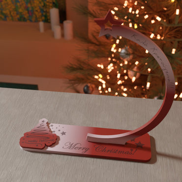 Ξύλινη Βάση για Κρεμαστή Μπάλα "Minimal Xmas Tree"|20cm*22cm